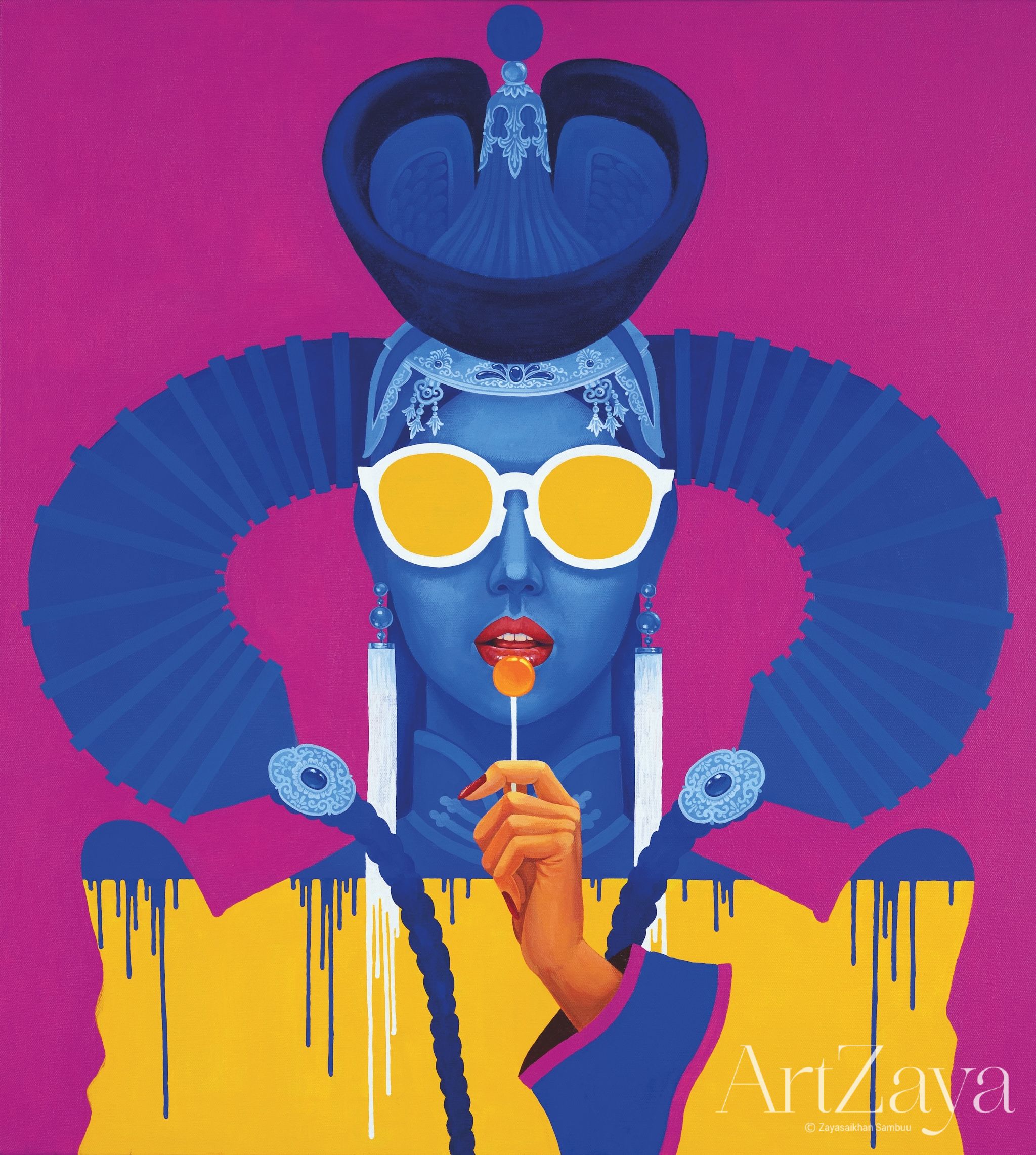 The yallow Sunglasses